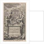 Moses and Aaron standing behind an altar by Pieter Mortier