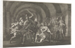 Emperor Caligula attacked in a vault by an armed gang and killed by Pieter Mortier