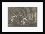 Emperor Caligula attacked in a vault by an armed gang and killed by Pieter Mortier