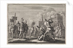 The beheading of Antigonus ordered by Anthony by Pieter Mortier