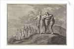 Moses says goodbye to Eleazar and Joshua by Pieter Mortier