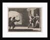 Two men trying to prevent a boy from joining the monastery by Christoph Weigel