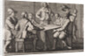 Anthimus, bishop of Nicomedia, receives five soldiers by Christoph Weigel