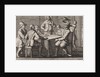 Anthimus, bishop of Nicomedia, receives five soldiers by Christoph Weigel