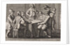 Anthimus, bishop of Nicomedia, receives five soldiers by Christoph Weigel