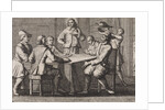 Anthimus, bishop of Nicomedia, receives five soldiers by Christoph Weigel
