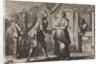 Count Gualterus asks Griseldis to marry him by Christoph Weigel