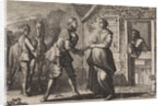 Count Gualterus asks Griseldis to marry him by Christoph Weigel