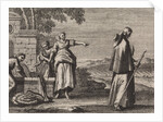 James, Bishop of Nische, taunted by three girls by Christoph Weigel