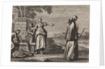 James, Bishop of Nische, taunted by three girls by Christoph Weigel