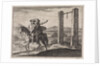 Man saved by his guardian angel of the gallows by Christoph Weigel