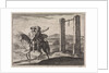 Man saved by his guardian angel of the gallows by Christoph Weigel