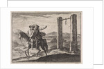 Man saved by his guardian angel of the gallows by Christoph Weigel