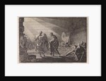 Peter liberated by the angel from prison by Pieter Mortier