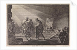 Peter liberated by the angel from prison by Pieter Mortier