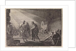 Peter liberated by the angel from prison by Pieter Mortier