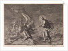 Christ walking on water during a storm on the Sea of Galilee by Pieter Mortier