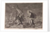 Christ walking on water during a storm on the Sea of Galilee by Pieter Mortier