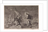 Christ walking on water during a storm on the Sea of Galilee by Pieter Mortier