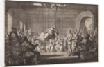 Healing of a paralytic by Pieter Mortier