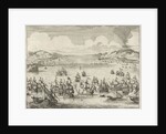Naval battle at Agosta by Hendrick and Dirk Boom