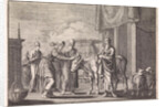 Aaron blesses the cattle which is to be sacrificed by Pieter Mortier