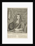 Portrait of Sebastian Schelckens, rector at Franeker by Jan Luyken