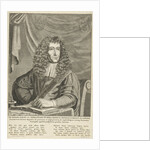 Portrait of Sebastian Schelckens, rector at Franeker by Jan Luyken