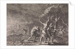 Plague of locusts by Pieter Mortier