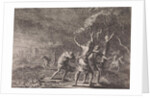 Plague of locusts by Pieter Mortier