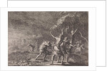 Plague of locusts by Pieter Mortier