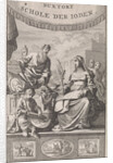 Woman with palm branch learns about Judaism by Hendrik van Damme