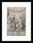 Woman with palm branch learns about Judaism by Hendrik van Damme