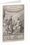 Woman with palm branch learns about Judaism by Hendrik van Damme