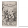 Woman with palm branch learns about Judaism by Hendrik van Damme