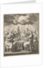 Eight men singing around a table by Jacobus van Hardenberg