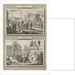 Mordecai is honored in Babylon and the execution of Haman by Bernard Picart