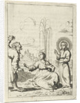 Christ shows a fountain in the heart of the personified soul by Pieter Arentsz II