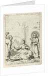 Christ shows a fountain in the heart of the personified soul by Pieter Arentsz II