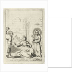 Christ shows a fountain in the heart of the personified soul by Pieter Arentsz II