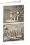 Holy Theodora and Didymus is liberated by the martyrdom of St. Theodora and Didymus by Barent Visscher
