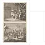 Holy Theodora and Didymus is liberated by the martyrdom of St. Theodora and Didymus by Barent Visscher