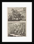 Holy Eulampia and her brother are boiled alive in oil and the Martyrdom of Saint Rufina Rome by Jacobus van Hardenberg