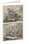 Holy Eulampia and her brother are boiled alive in oil and the Martyrdom of Saint Rufina Rome by Jacobus van Hardenberg