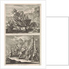 Holy Eulampia and her brother are boiled alive in oil and the Martyrdom of Saint Rufina Rome by Jacobus van Hardenberg