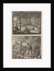 Early Christian community of women working in their monastery and St. Paul the Hermit by Jacobus van Hardenberg