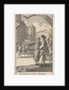Procession with a jester in the foreground by Jan Claesz ten Hoorn