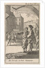 Procession with a jester in the foreground by Jan Claesz ten Hoorn