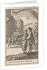 Procession with a jester in the foreground by Jan Claesz ten Hoorn