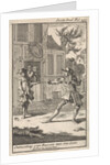 Don Pablo (Buscon) meet a fencing master by Jan Claesz ten Hoorn